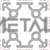 Alüminyum Sigma Profil 60x60 mm