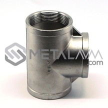 Paslanmaz Tee (Dişli) 3"